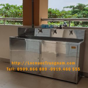 Máy lọc nước nóng lạnh trực tiếp vỏ inox 304 - Lắp đặt trường học, bệnh viện (Thiết kế theo yêu cầu khách hàng)